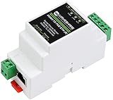 Industrial Serial Server RS485 to RJ45 Ethernet Module with POE Function, TCP/IP to Serial, Bidirektional Transparent Data Transmission between RS485 and Ethernet, Support Rail-mount, Modbus Gateway
