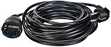 UNITEC Schuko-Verlängerung H05VV-F3G1,5mm², IP 20, 10m, schwarz