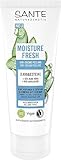 SANTE Naturkosmetik Moisture Fresh 3in1 Creme Peeling mit Lavagestein, Bio-Aloe Vera & Bio-Avocadoöl, klärende Gesichtsreinigung, für eine erfrischende und porentiefe Reinigung, 100ml