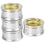 minkissy 10 Nylon Kunststoff Felgen Offset 3 9Mm Stabil Verschleißfest Zubehör für Ferngesteuerte Spielzeugrennwagen