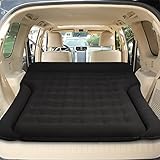 Vinteky Luftmatratze, Aufblasbare Auto Matratze Autobett mit elektrische Luftpumpe, Universelles Dickere Automatraze für Kofferraum & SUV, Camping/Reisen/Outdoor, 180cm x 145cm, Schwarz