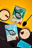 Dr. Oetker High Protein Mahlzeit 10er Probier-Set, 5x proteinreicher Milchreis und 5x Grießbrei als Hauptmahlzeit oder als Protein Snack, 10er Pack