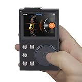 HiFi MP3 Player, Lustless Music Player mit 2,4 Im HD Display Bildschirm, Tragbarer Audio Player 750 mAh Akku für Sport