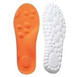 Soleggi Di Massage - Schuheinlagen | Rutschfeste Fußmassagelösungen | PU Contecamente Schuhe Einsätze | Stoßdämpfer Pads Für Stoßdämpfer 80g Für Frauen Männer C