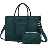 LOVEVOOK Laptoptasche Shopper Damen 15,6 Zoll, Wasserdicht Arbeitstasche Handtasche Groß Schultasche Aktentasche Lehrertasche, Leder Handbags Notebooktasche für Büro Arbeit Uni