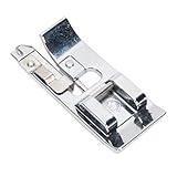 Aramox Nähen des Quiltfußes, Overlock -Presse -Fußfuß für Nähmaschinen, Edelstahl Leichtes Design, Leicht Gereinigt, Kompatibel mit Verschiedenen Nähmaschinen