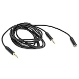 TIKATARER Chat Link Pro, 2 M/6,7 Fuß Chat-Adapterkabel, Chat-Link-Kabel, Sprachparty, Live-, Audiokabel, Streaming-Zubehör für Spiele