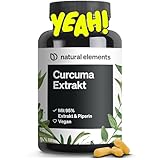 Curcuma Extrakt – Hochdosiert: Curcumingehalt EINER Kapsel entspricht 10.000mg Kurkuma – Hochdosiert aus 95% Extrakt – 90 Kapseln