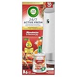 Air Wick Active Fresh Wasserbasiertes Automatisches Duftspray Starter Set Mandarine & Cinnamon Joy