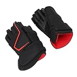RiToEasysports Hockeyhandschuhe Eishockeyhandschuhe Rollenhockeyhandschuhe für Spieler mit Zusätzlichem Polsterkrümmungsdaum (9 Zoll)