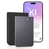 PLAUD Note KI Digitales Diktiergerät mit Hülle - 64 GB Aufnahmegerät mit KI-Technologie zum Transkribieren und Zusammenfassen, One-Touch-Aufnahme, Rauschunterdrückung, Unterstützt 112 Sprachen