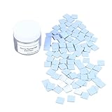 Xiuganpo Blaues Silikon-Wärmeleitpad Sorgt für Sichere Installation und Optimale Kühlung, 100 Stück für Prozessoren und Grafikkarten