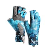 PLCPDM Tragbare Anti-Rutsch-Handschuhe, Angeln, Jagd, Radfahren, Angeln, atmungsaktiv, fingerlose Handschuhe