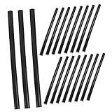 BELLIFFY 30 Stück Teiliges Heißklebestifte Stark Haftende Schwarze Klebesticks für Heißklebepistole DIY Basteln Reparieren Dekorieren Vielseitig Einsetzbar