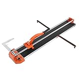 Fliesenschneider, Manueller Fliesenschneider mit Infrarot-Gerät, Stahlschiene mit Kugellagern, Ergonomischer, Rutschfester Griff Zum Schneiden von Stein, Werkzeug