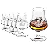 Stölzle Lausitz Nosing-Glas aus hochwertigem Glas hergestellt, Fassungsvermögen: 183 ml, 6er Set, spülmaschinentauglich, Maße: Höhe: 12,4 cm, Außendurchmesser: 7,4 cm, 1610031, Klar