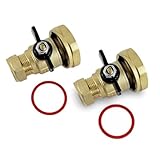 Wärmer System Kugelpumpenventil für Zentralheizungspumpe 1,1/2 x 22 mm (1)