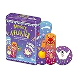 moses. Monster Nachtleuchtende Pflaster – 20 Heftpflaster in 3 Größen, mit Monster-Motiven & Leuchteffekt, Kinderpflaster in praktischer Pflasterbox aus Metall, für kleine Verletzungen & Wunden