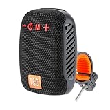 Generisch Motorrad-BT-Lautsprecher für Motorräder – Fahrradlautsprecher 500 mAh tragbare Motorrad-BT-Lautsprecher, Outdoor-Stereo-Lautsprecher, kleine Funkgeräte zum Radfahren, Zubehör