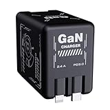 Yaztauho Schnellladegerät,Doppelport Ladegerät Adapter | Mehrfache einziehbare Steckdosenadapter,Für Laptop Und Handy