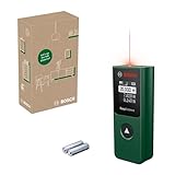 Bosch Laser-Entfernungsmesser EasyDistance 20 (einfache und präzise Messung bis 20 m, Hosentaschenformat, EIN-Tasten-Steuerung, in E-Commerce-Karton)