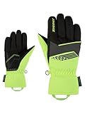 Ziener Kinder LAVIVI-Z Ski-Handschuhe/Wintersport | wasserdicht, Winddicht, Poison Yellow, 6,5
