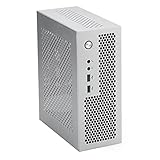 MaItagkam A09 HTPC Computergehäuse Mini ITX Gehäuse PC Desktop Chassis USB 2.0 Computergehäuse Home Computer Gehäuse Silber
