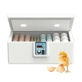 Eier Brutautomat, Automatischer Brutapparat Für 10-25 Eier, Automatische Wendefunktion Mit Intelligenter Brutsteuerung Für Labor Unterricht & Schulungsräume