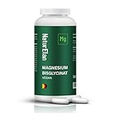 Magnesium Bisglycinat Kapseln - 180 Kapseln, 770mg magnesium glycinat je Kapsel, davon 100mg Elementares Magnesium, Vegan, In Deutschland Produziert