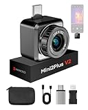 HIKMICRO Wärmebildkamera Mini2PlusV2 512 x 384 SuperIR, Manuell fokussierende Thermal Camera Kompatibel mit iOS und Android, 256 x 192 IR-Auflösung, 25Hz, USB-C/Lightning(unterstützt iPhone 15/16)