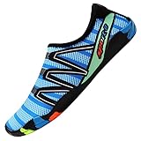 Tolaler Wasserschuhe Damen und Herren, Verdickte, rutschfeste, Schnell Trocknende, Robuste und Langlebige Strandschuhe/Reisen/Strand/Schwimmen