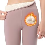 Comfyouth Thermoleggings Mädchen Winter Dicke Gefütterte Thermo Leggings Kinder Baumwolle Warme Winterhose für Mädchen 110-160