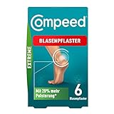Compeed Blasenpflaster Extreme– Hydrokolloid-Pflaster für extra starken Schutz bei Blasen an den Fersen,6 Stück (1er Pack)