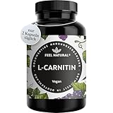 L-Carnitin – 120 Kapseln – Spitzenrohstoff Carnipure® – hochdosiert, ohne Zusätze, in Deutschland produziert, vegan