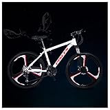 Wmmner Hardtail Mountainbike 26 Zoll, Mountain Trail Bike Für Herren Frauen, Front Suspension Mountainbike Mit Doppelscheibenbremse, Anti-Rutsch-Fahrräder Aus Kohlenstoffstahl, Leo, 27 Geschwindigkeit
