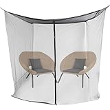 Rrlihjgu Fliegen Bettnetz - Bettvorhänge - Tragbarer Baldachin Schutz Sicherheit Schwarzer Vorhang für Reise Schlafsaal Outdoor Terrasse Apartment