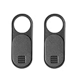 Oykrueats 2 Pcs Webcam Cover,Laptop Kamera Abdeckung,Webcam Abdeckung,Kamera Abdeckung Handy,Schwarz Laptop Kamera Abdeckung Schieber,Slider Kameraabdeckung Notebook Smartphone Schützt Privatsphäre