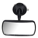 Thonlai Baby-Beobachtungsspiegel, 360 Grad Verstellbar, Stoßfest, Große, Klare Sicht, mit Großem Saugnapf, für die Meisten Fenster von PKW, LKW, SUV