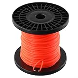 Nylonfaden für Rasentrimmer, 50 m, für 2 runde Freischneider 4 mm, zur Rasenpflege