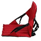Kajak Sitz Kajakfahren Kanusport Sitzstuhl, rutschfest Verstellbare Rafting Stadionsitz mit Rückenlehne, Faltbar Gepolstertes Surfbrett Sitzkissen, Robustes UV-beständiges Nylon Packtuch