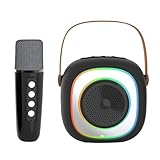 Kabellose Mikrofon -Karaoke -Maschine für Erwachsene Tragbarer Sprecher mit Karaoke für Home Party (#1)
