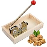 Cozlly Natuce Nussknacker Walnussknacker, Haselnussknacker Nut-Cracker mit Hebel-Funktion, Grönverstellbar Nussknacker Walnüsse Nußknacker Nutcracker Für Haselnüsse, Paranüsse, Mandeln, Pekannüsse
