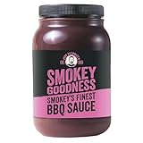 Smokey Goodness BBQ Sauce - Smokey’s Finest - Premium barbecue sauce für Fleisch, Fisch & Gemüse – Perfekte Balance aus Süße, Würze & Rauch – Vielseitig für jedes Grillgericht einsetzbar.