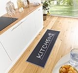 Hanse Home Cook & Clean Küchenläufer – Küchenteppich Kitchen Motiv Teppichläufer rutschfest Pflegeleicht Teppich Läufer für Küche, Flur, Eingangsbereich, Esszimmer – 50x150cm