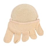 SOPOTUTU 2 Paare Damen Fünf Zehen Socken Halbtransparent Atmungsaktiv aus Baumwolle mit Rutsch Sohle Unsichtbar für High Heels Apricot