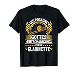 Geschenke Blasmusik Shop - Posaune Entschädigung, Blasmusik Festival Posaunist T-Shirt, Schwarz, S, Unisex, Kurzarm, Klassisch, Herbst