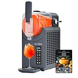 KLAMER Slush Maschine, mit 5 voreingestellten Programmen: Slushie, Cocktail, Milchshake, Frappé, Wein, Automatische Reinigung, 2L Fassungsvolumen, Turbo Freeze, kein Eis erforderlich