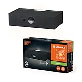 LEDVANCE ENDURA STYLE BRICKLUME Sensor, Solarleuchte, 3W, 300lm, grau, dunkelgrau, indirekte Beleuchtung, Bewegungsmelder, Tageslichtsensor, IP65, 3.000K Farbtemperatur, warmweiße Lichtfarbe