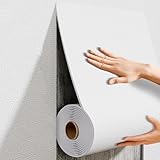 Aeovot Selbstklebende Isolier-Tapetenrolle - Dämmtapete - 5mm Schaumstoff Wandpaneele Selbstklebend Wärmedämmung/Wasserfest/FeuchtigkeitsbestäNdig/Schalldämmung Wandverkleidung Innen(Weiß,50cmx3m)