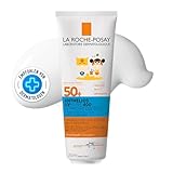 La Roche Posay Sonnenmilch für Kinder mit LSF 50+, Für atopische, empfindliche Haut, Mit Mexoryl 400 und Antioxidantien, Wasser-, schweiß- und sandabweisend, UVMune400 Kids, Anthelios DP, 250 ml